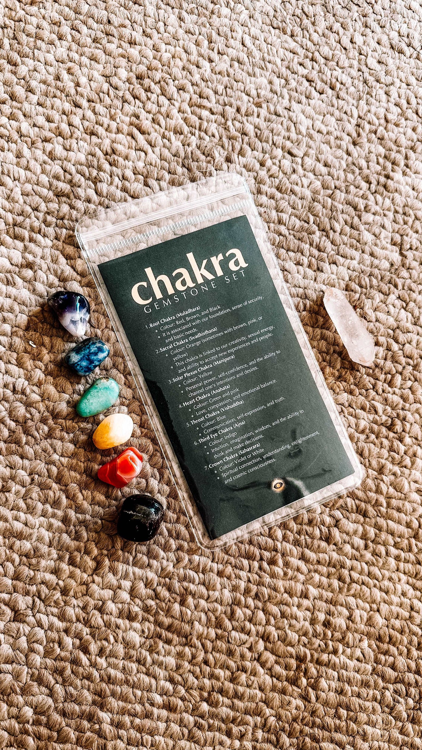 chakra gemstone kit