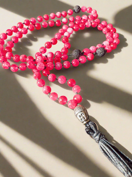 self-love | rhodochrosite mala | Esoterica