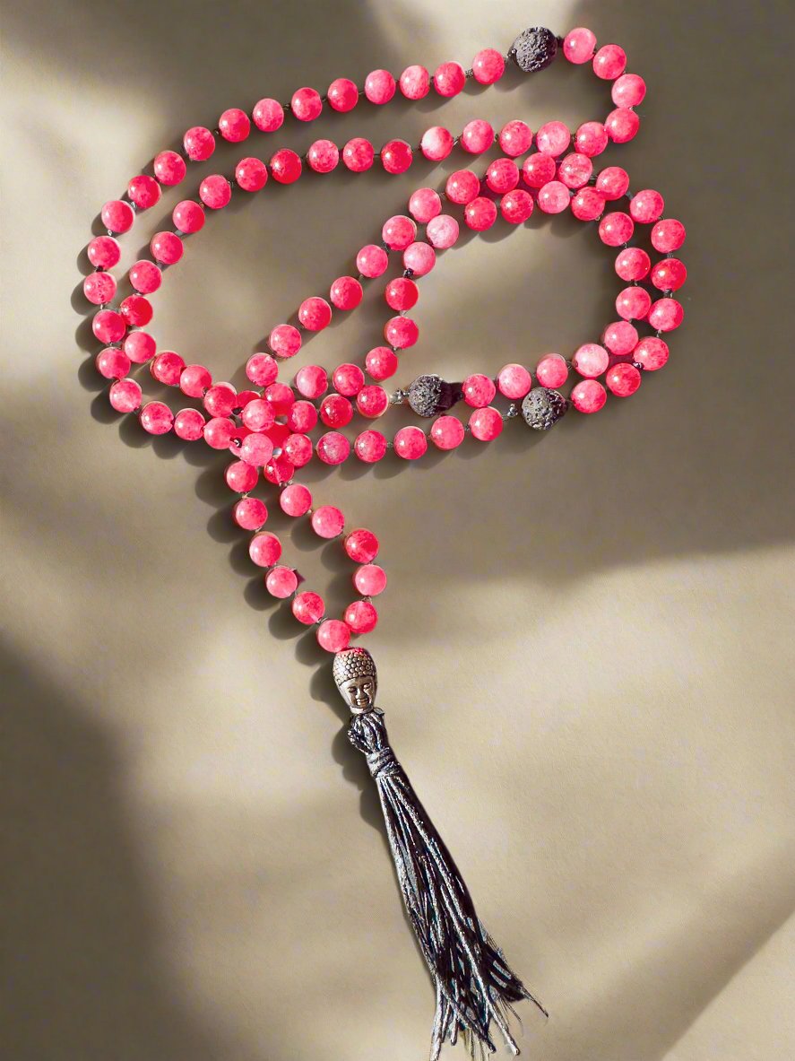 rhodochrosite mala | Esoterica