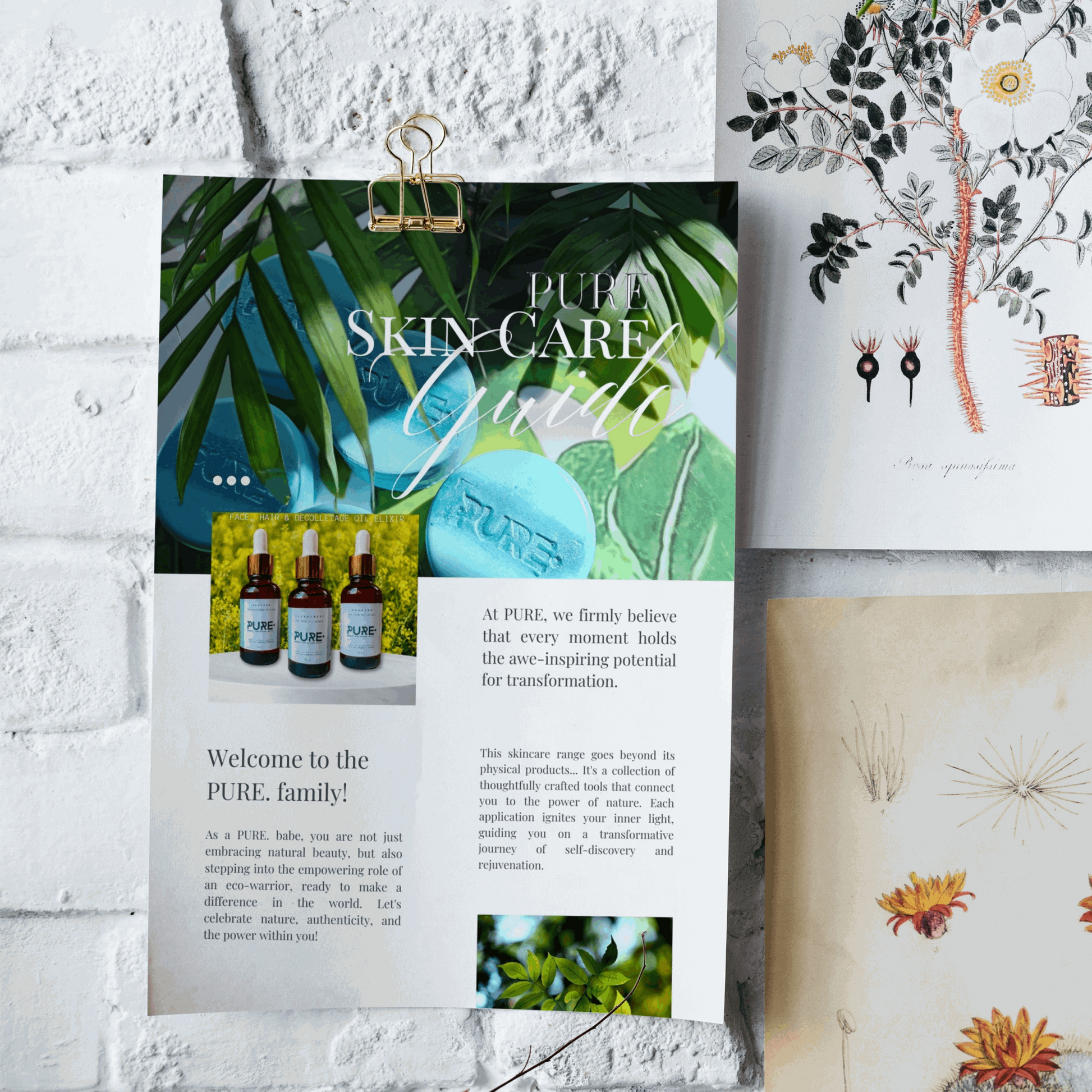 PURE skincare guide + info ebook | Esoterica